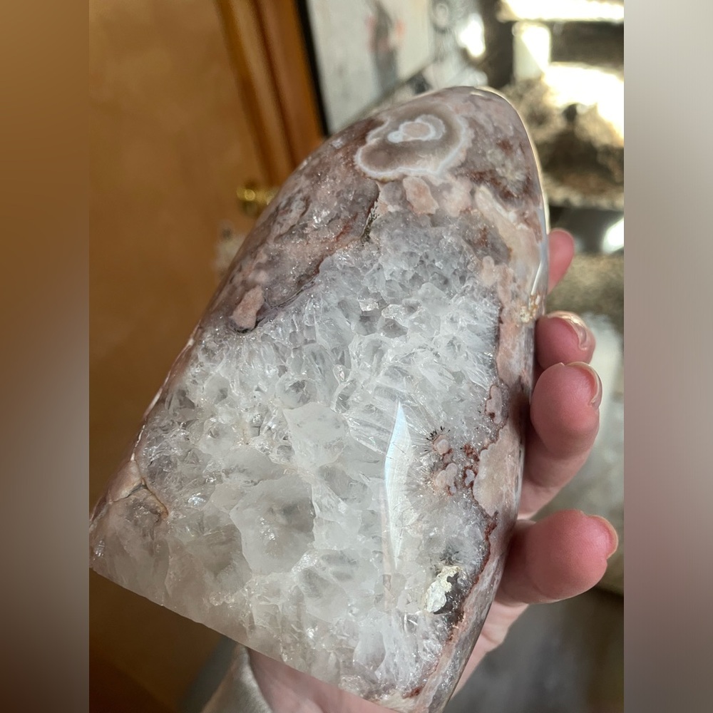 Pink amethyst aura freeform - Picture 11 of 15